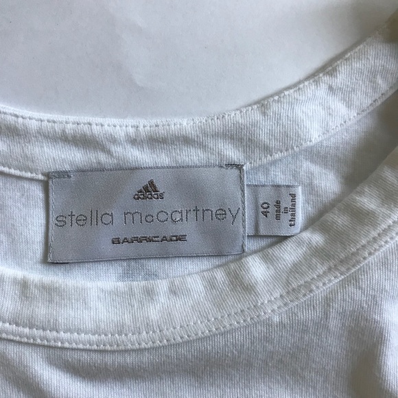 STELLA MCCARTNEY ADIDAS |  white dolman sleeve top - Picture 7 of 7